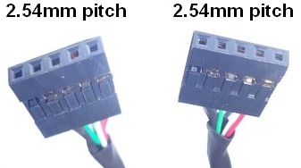 Motherboard USB cable : single device 2.54mm pitch 1x5 to 1x5 way