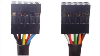  HD / AC'97  audio cable.  2.54mm pitch