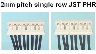 2mm pitch JST PHR Cables.  Various sizes