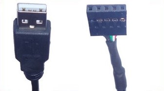 USB A to pin header cable (2.54mm pitch)